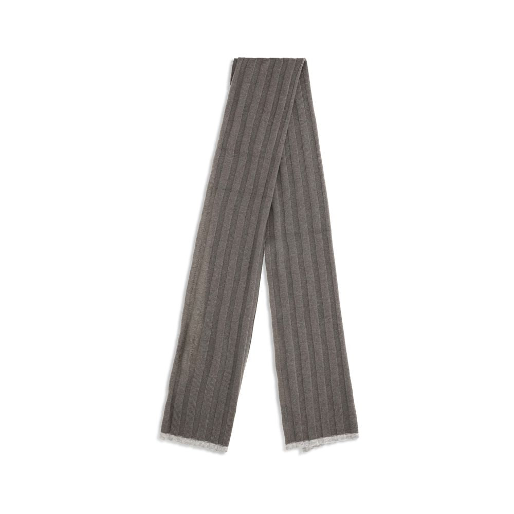 Brunello Cucinelli Brown Cashmere Scarf | Regal Royce