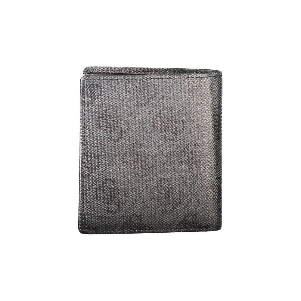 Guess Jeans Black Leather Men's Wallet | Regal Royce