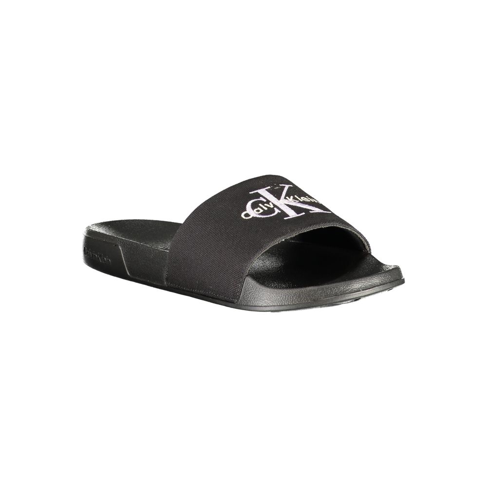 Calvin Klein Nero Polyurethane Women Ciabatta | Regal Royce