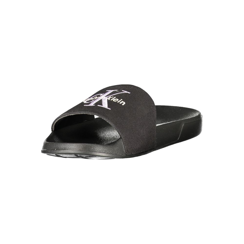 Calvin Klein Nero Polyurethane Women Ciabatta | Regal Royce