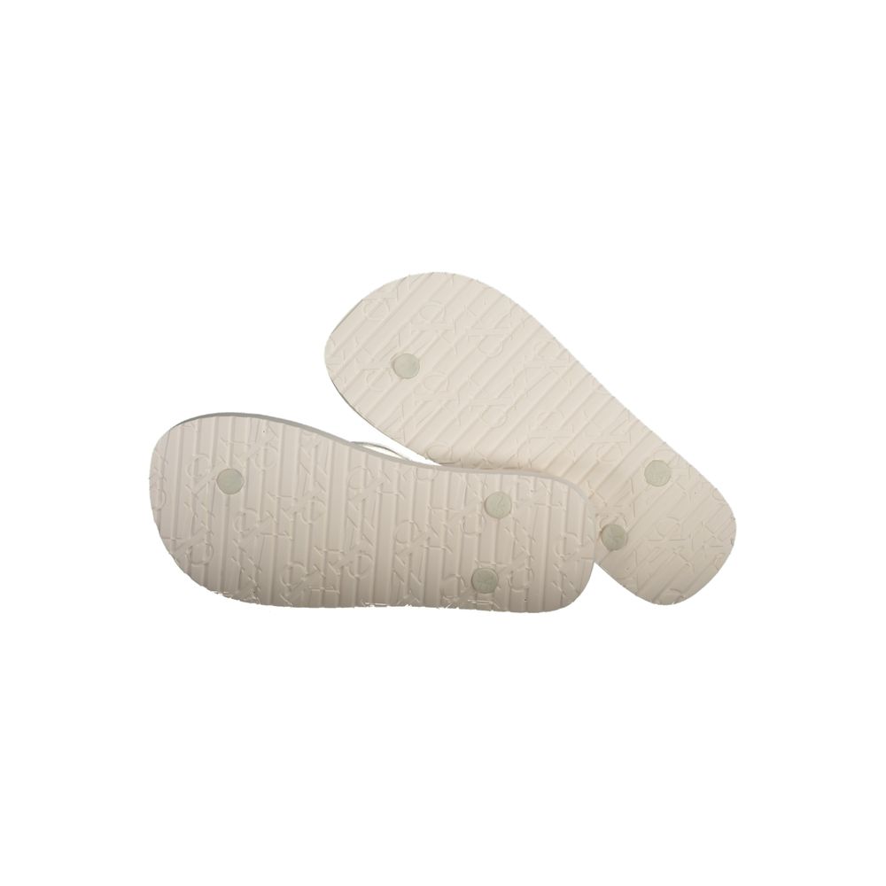 Calvin Klein White Polyurethane Women's Sandal | Regal Royce