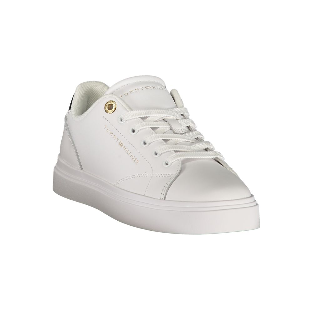 Tommy Hilfiger Bianco Polyurethane Women's Sneaker | Regal Royce