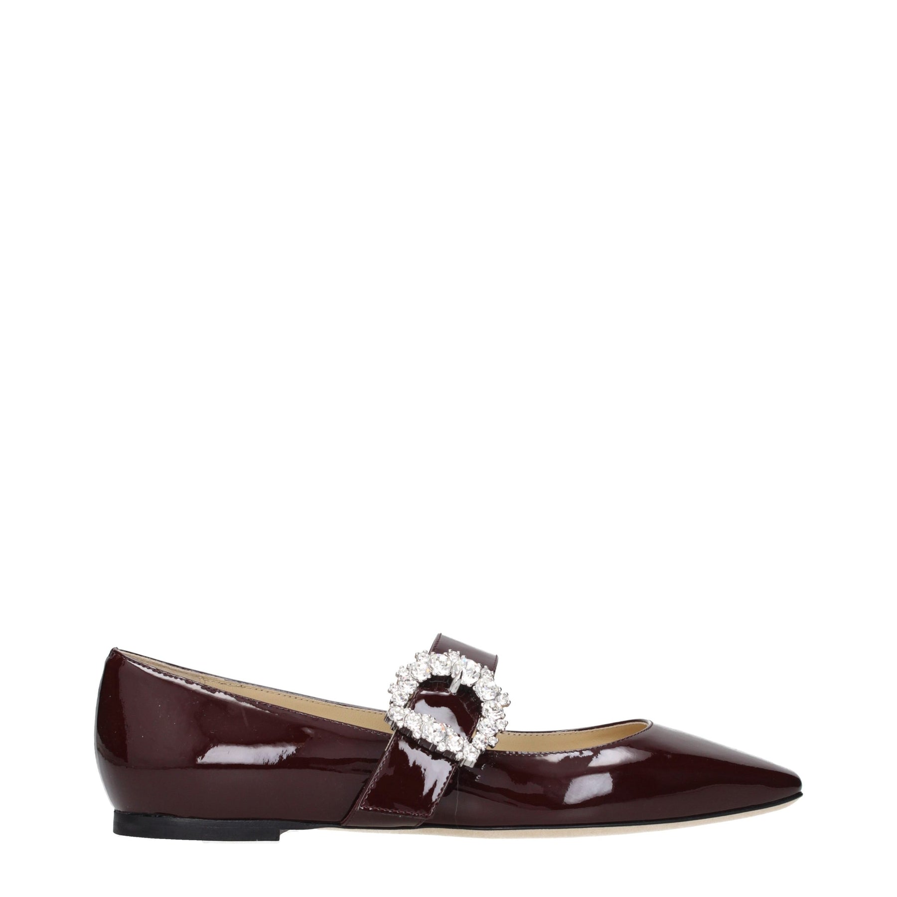 Jimmy Choo Red Leather Ballet Flats | Regal Royce