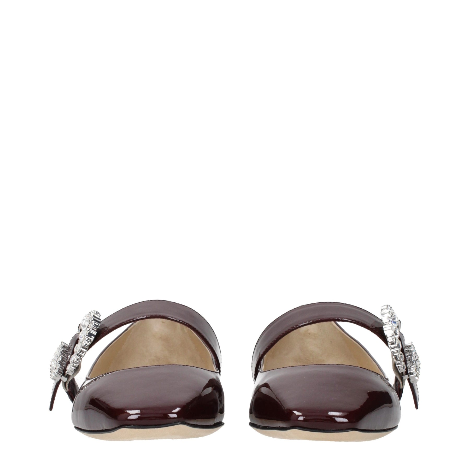 Jimmy Choo Red Leather Ballet Flats | Regal Royce