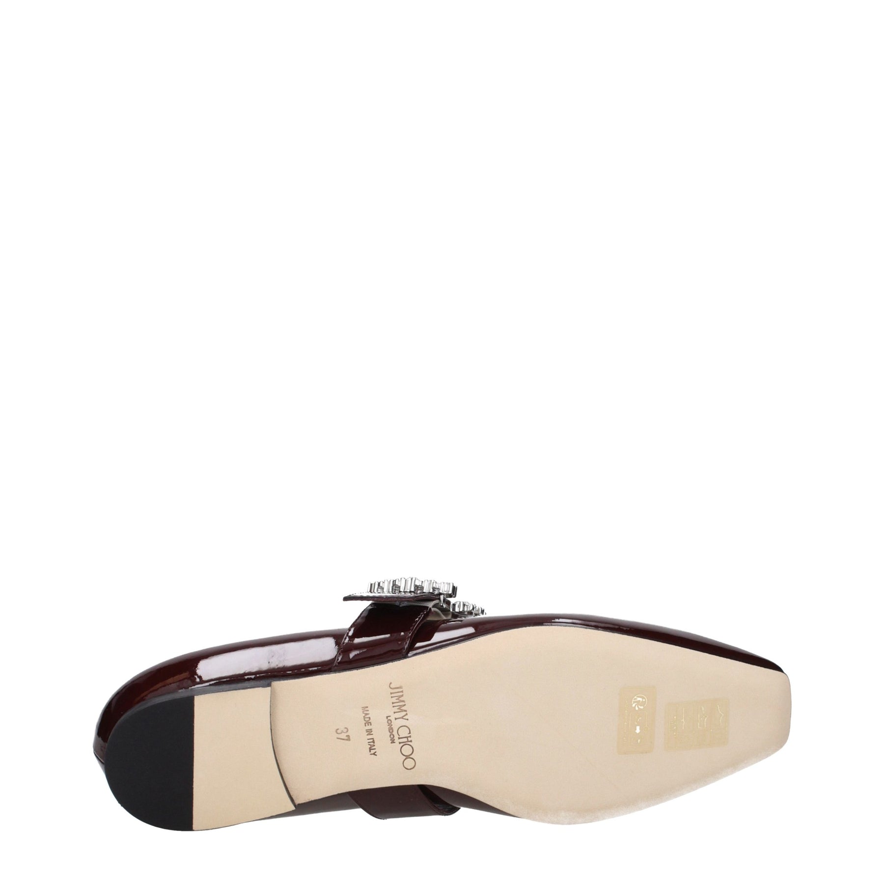 Jimmy Choo Red Leather Ballet Flats | Regal Royce