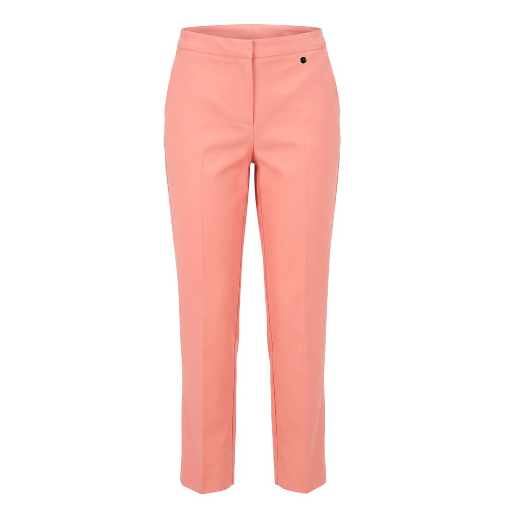 Trussardi Jeans Pink Cotton Women's Pant | Regal Royce