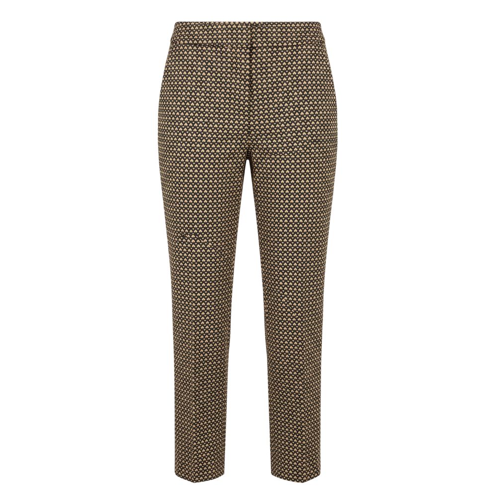 Trussardi Jeans Black Polyester Women Pant | Regal Royce