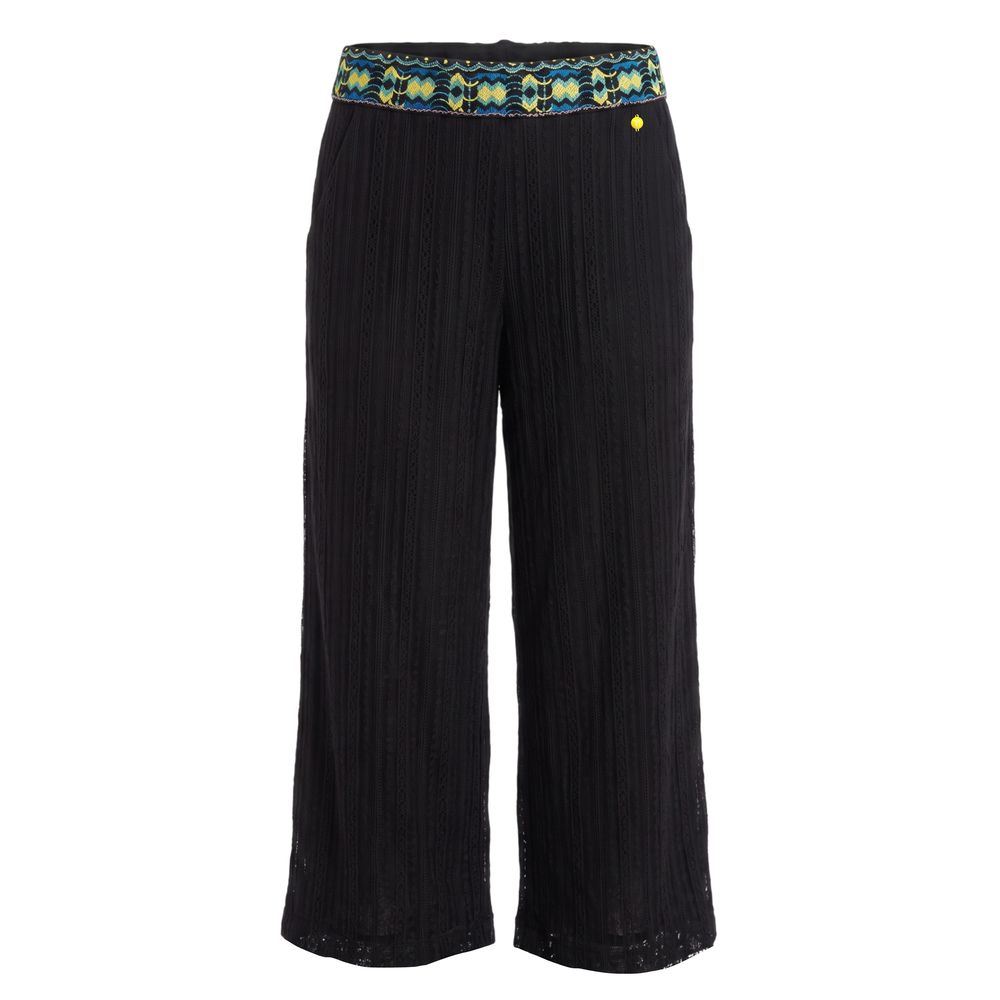 Trussardi Jeans Black Polyamide Women Pants | Regal Royce
