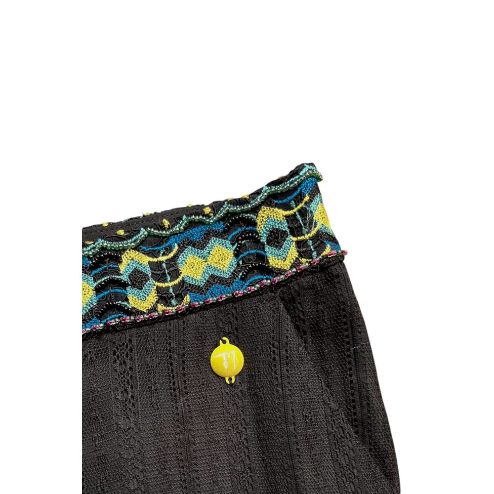 Trussardi Jeans Black Polyamide Women Pants | Regal Royce
