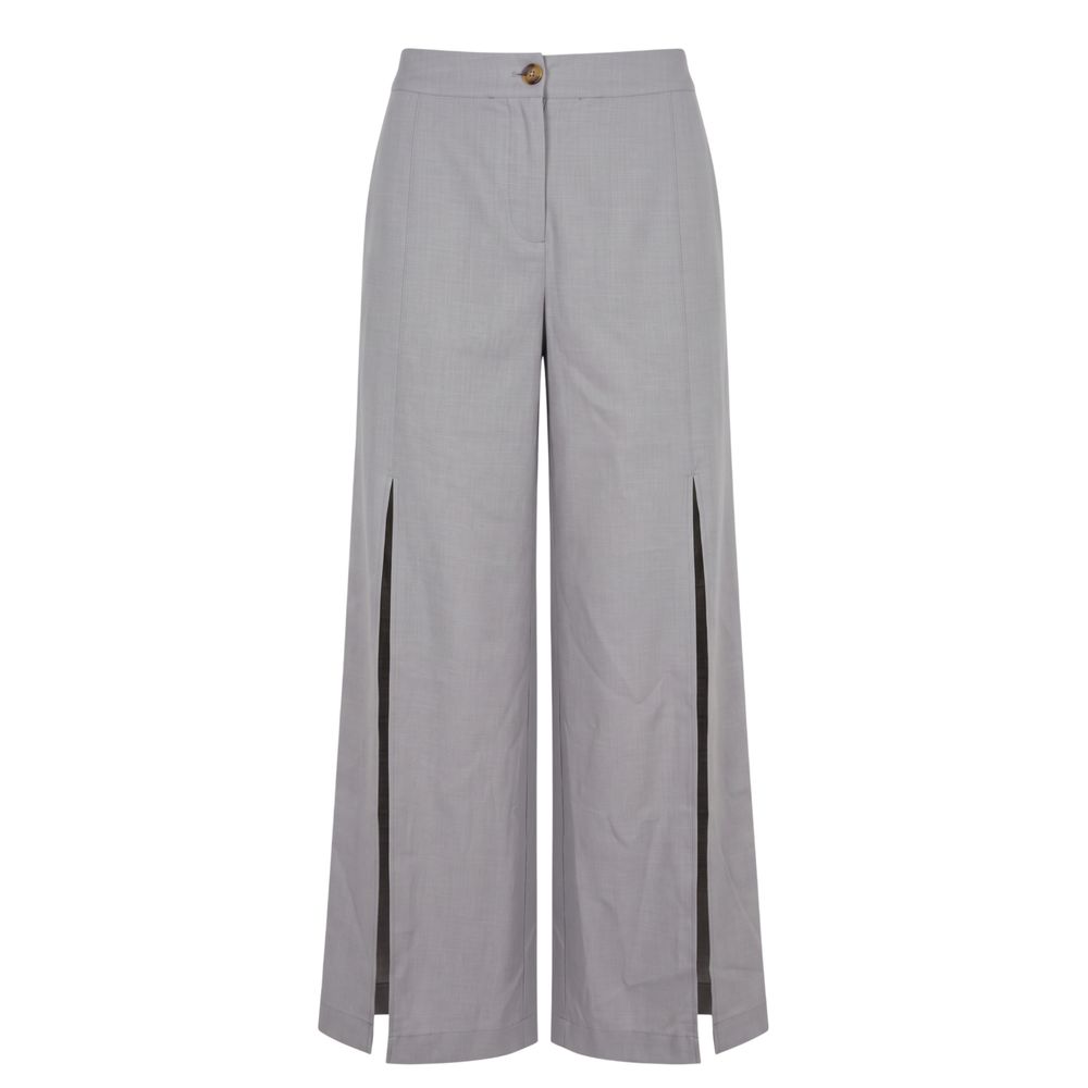 Trussardi Jeans Grey Polyester Women's Pant | Regal Royce