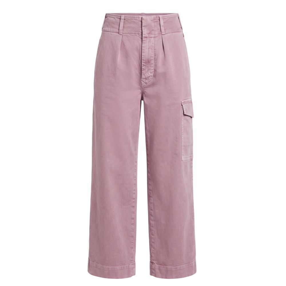 Trussardi Jeans Purple Cotton Women Pants | Regal Royce