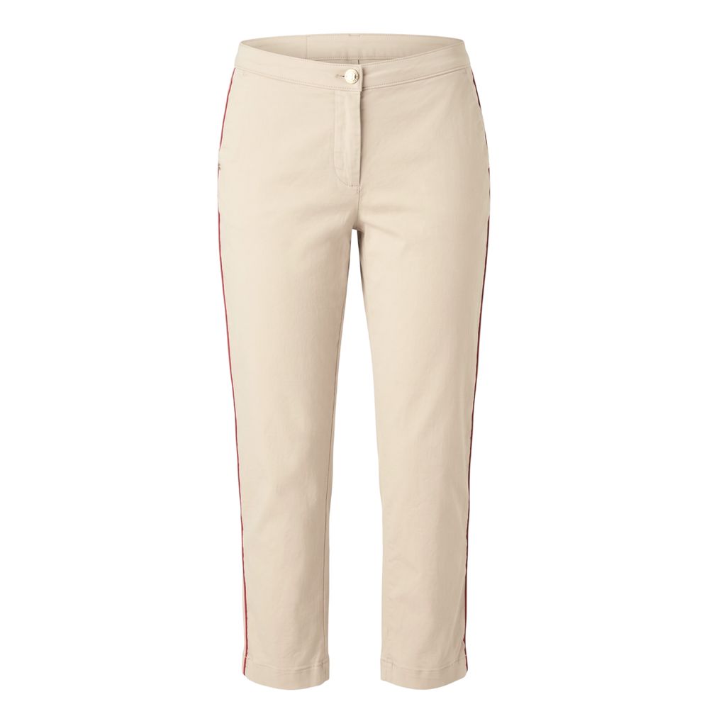 Trussardi Jeans Beige Cotton Women Pants | Regal Royce
