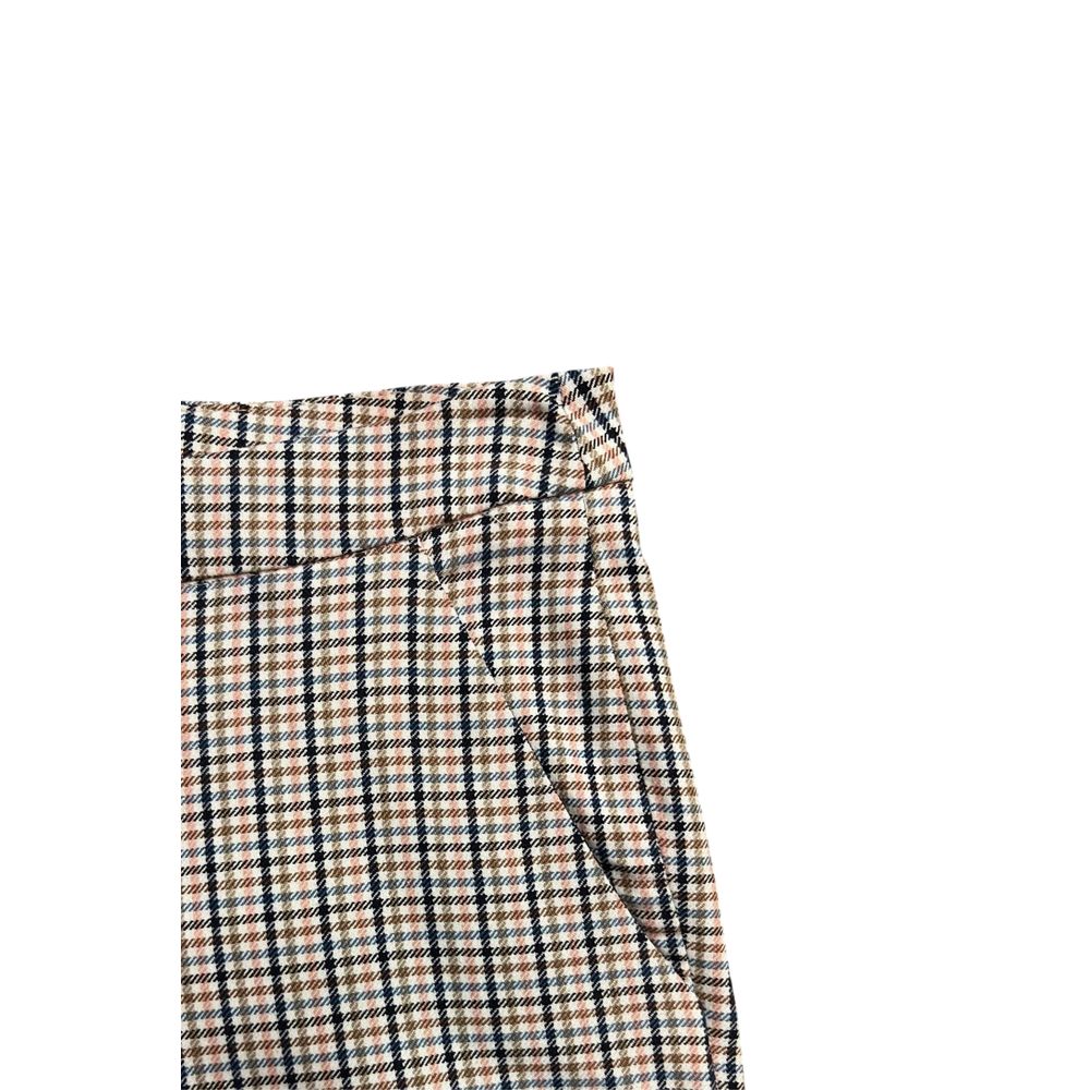 Trussardi Jeans White Cotton Womens Pants | Regal Royce