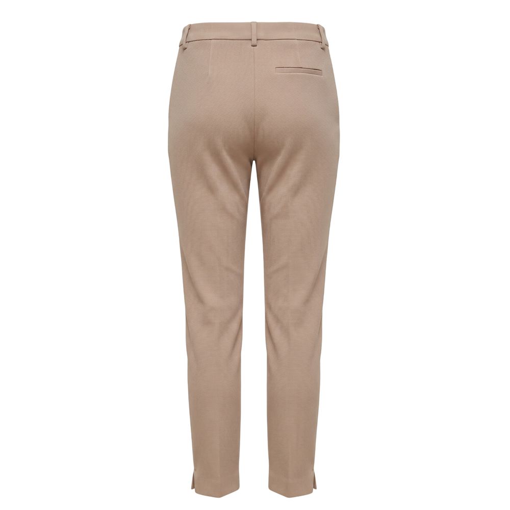 Trussardi Beige Viscose Women Pants | Regal Royce