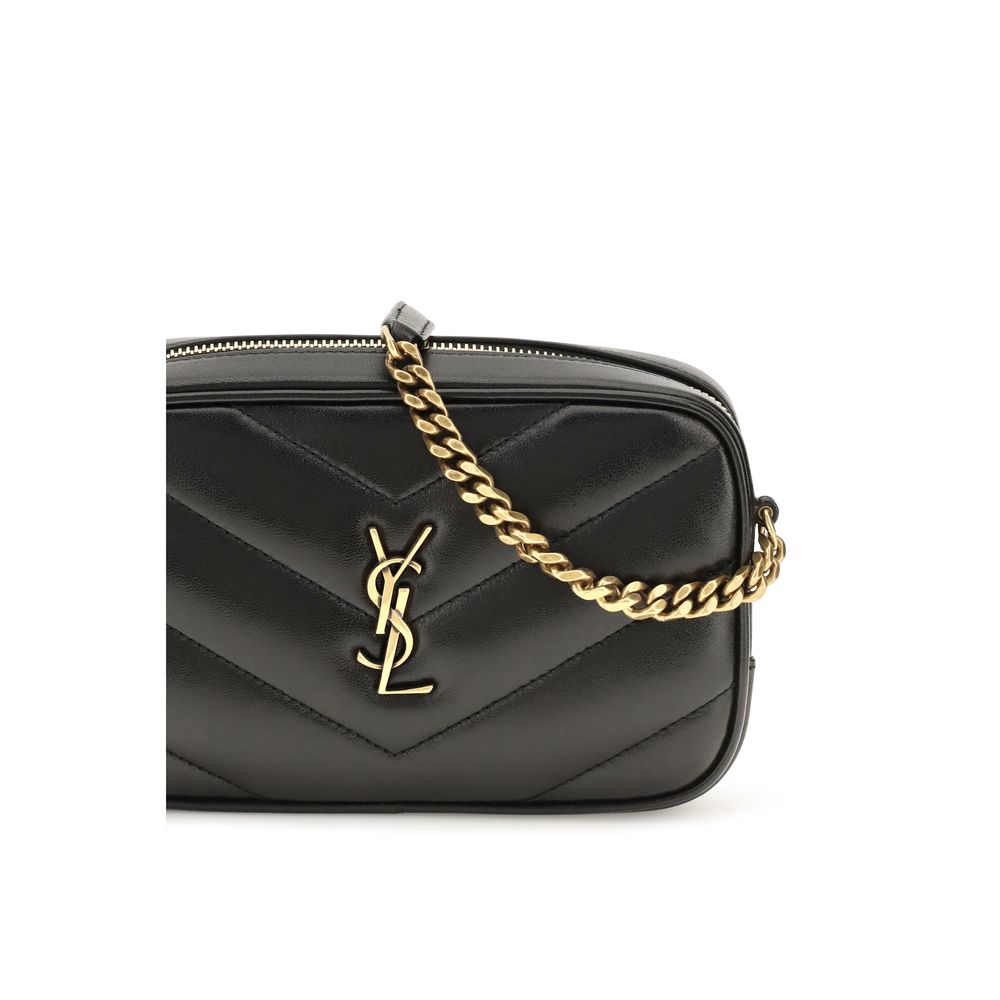 Saint Laurent Black Lamb Ovis Aries Aries Shoulder Bag | Regal Royce