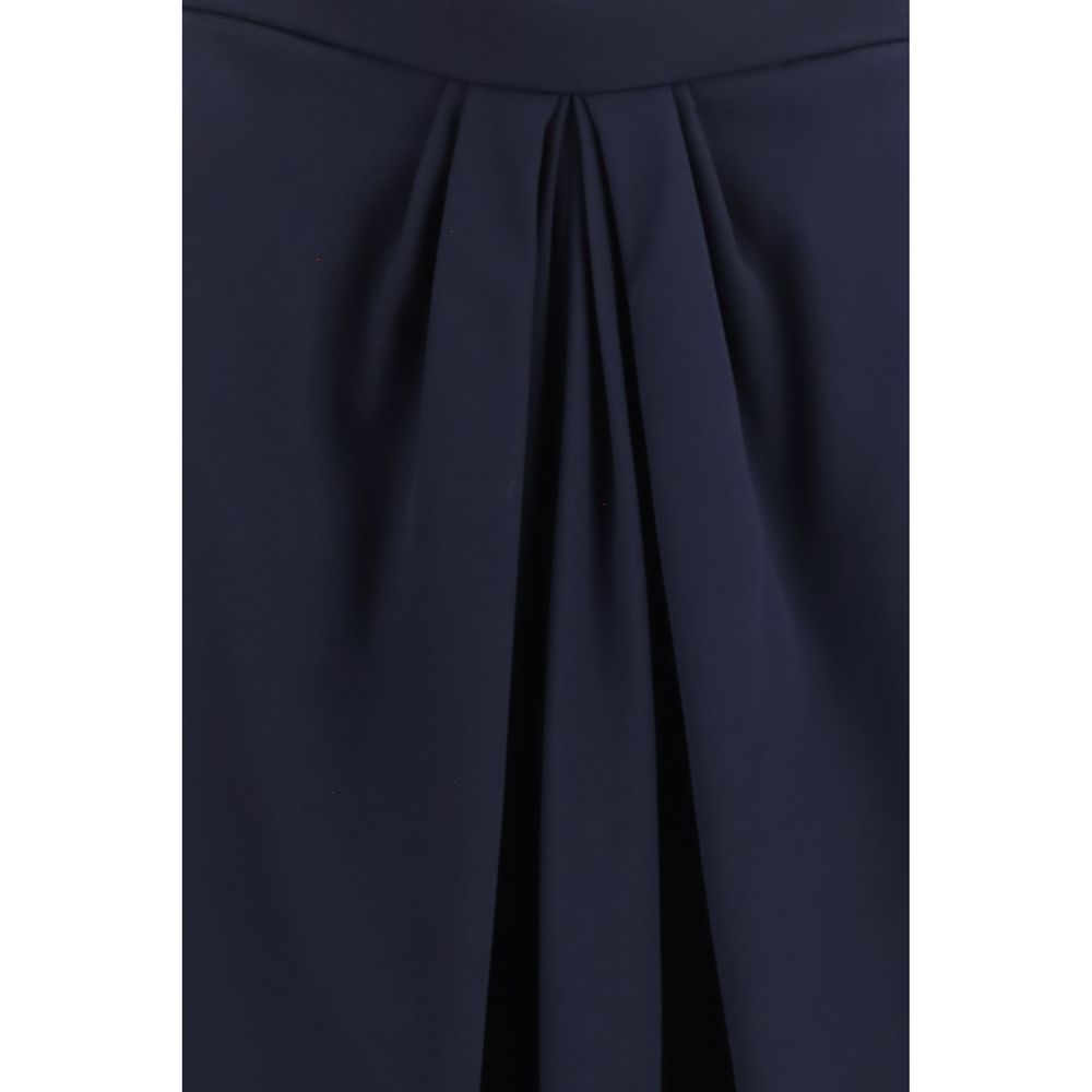 Giorgio Armani Blue Silk Long Skirt | Regal Royce