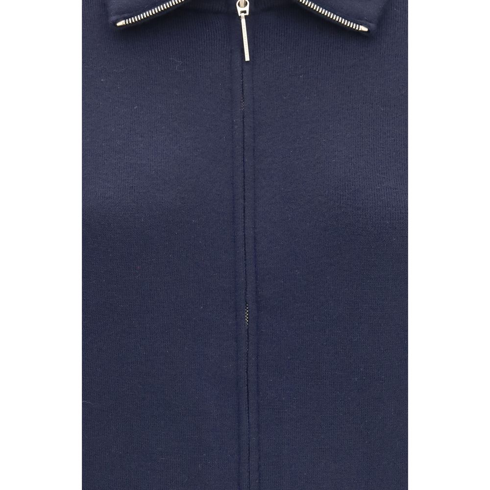 Giorgio Armani Blue Wool Oves Aries Bomber | Regal Royce