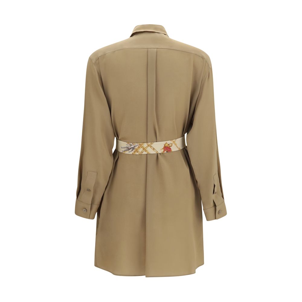 Burberry Beige Silk Casual Dress | Regal Royce