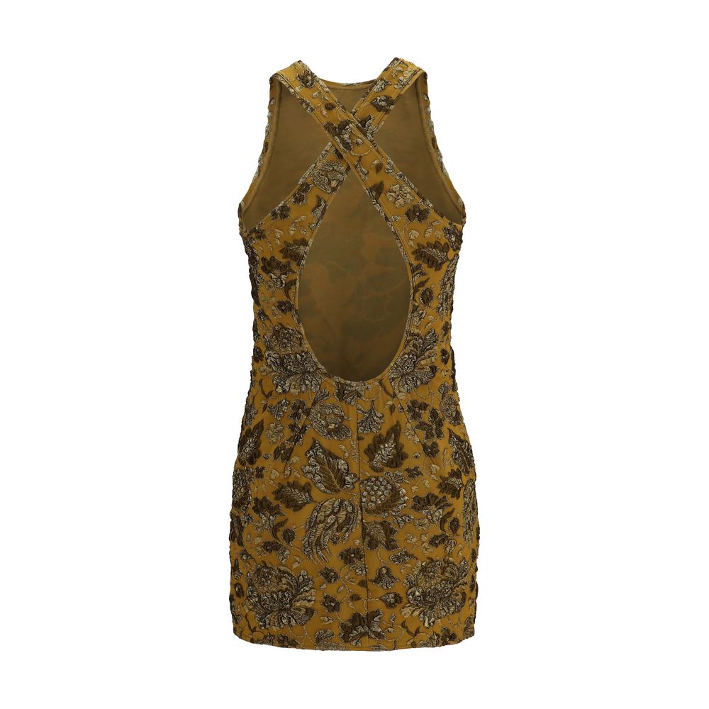 Saint Laurent Brown Polyamide Casual Dress | Regal Royce