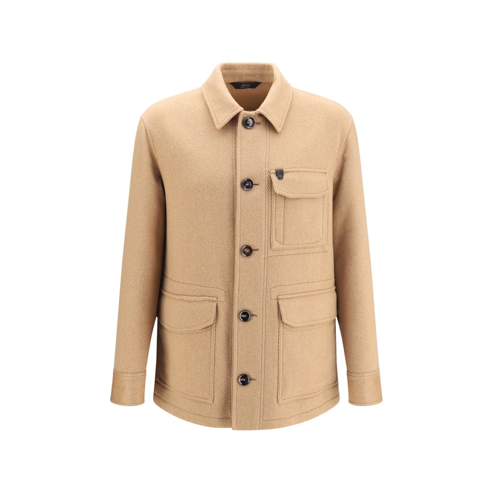 Brioni Beige Cashmere Leather Jacket | Regal Royce