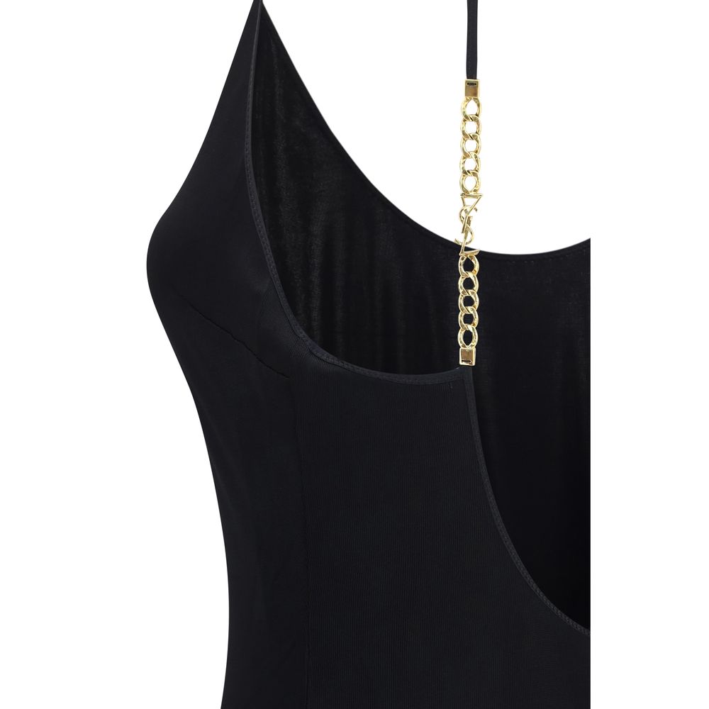 Saint Laurent Black Viscose Casual Dress | Regal Royce