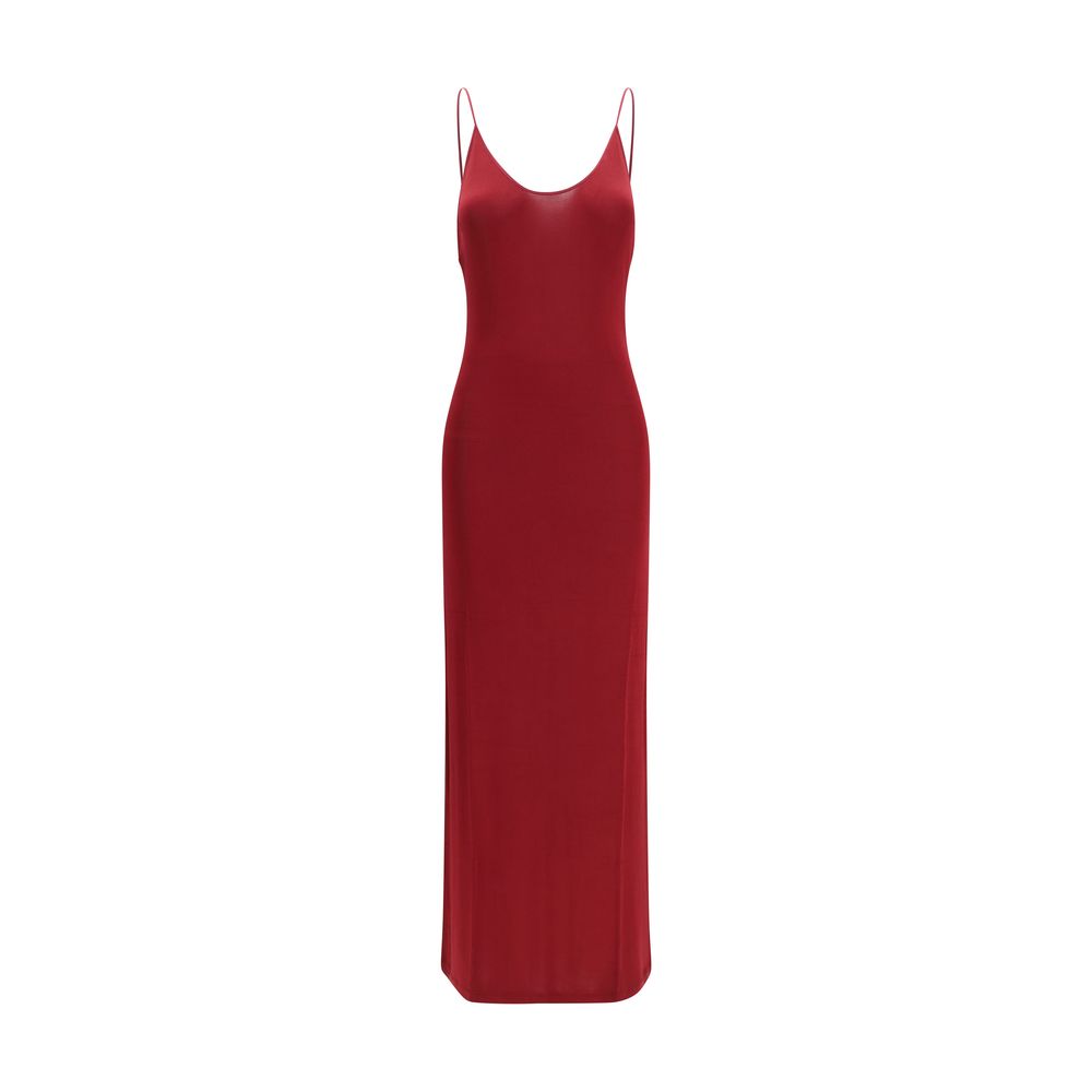 Saint Laurent Bordeaux Viscose Casual Dress | Regal Royce
