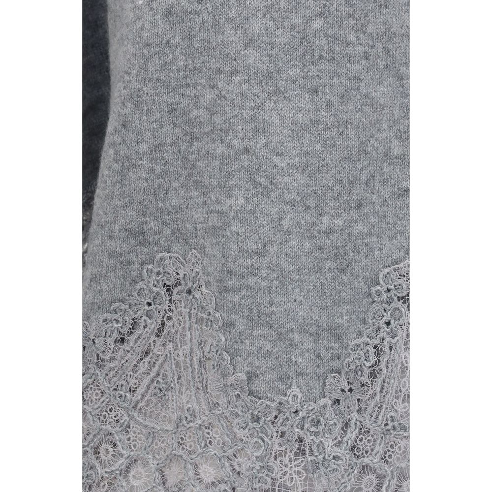 Ermanno Scervino Gray Cashmere Sweater | Regal Royce