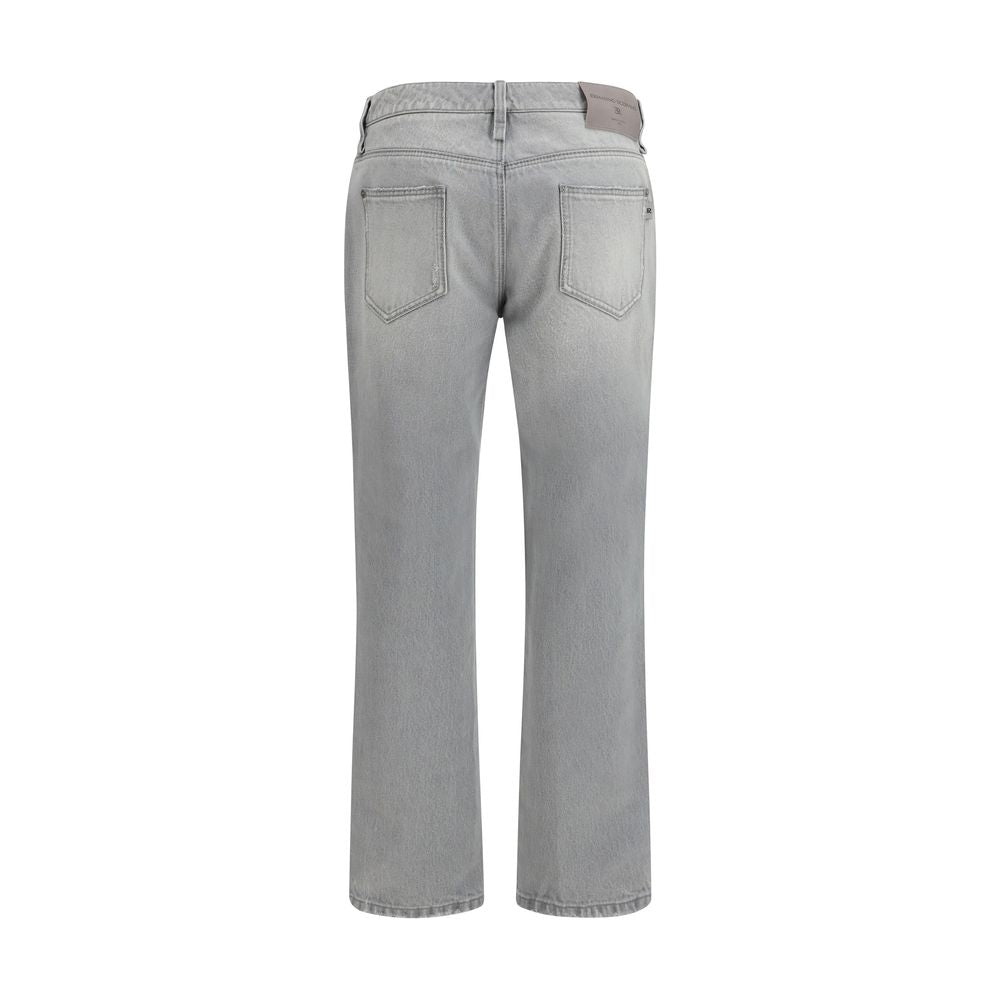 Ermanno Scervino Gray Cotton Boyfriend Jeans | Regal Royce