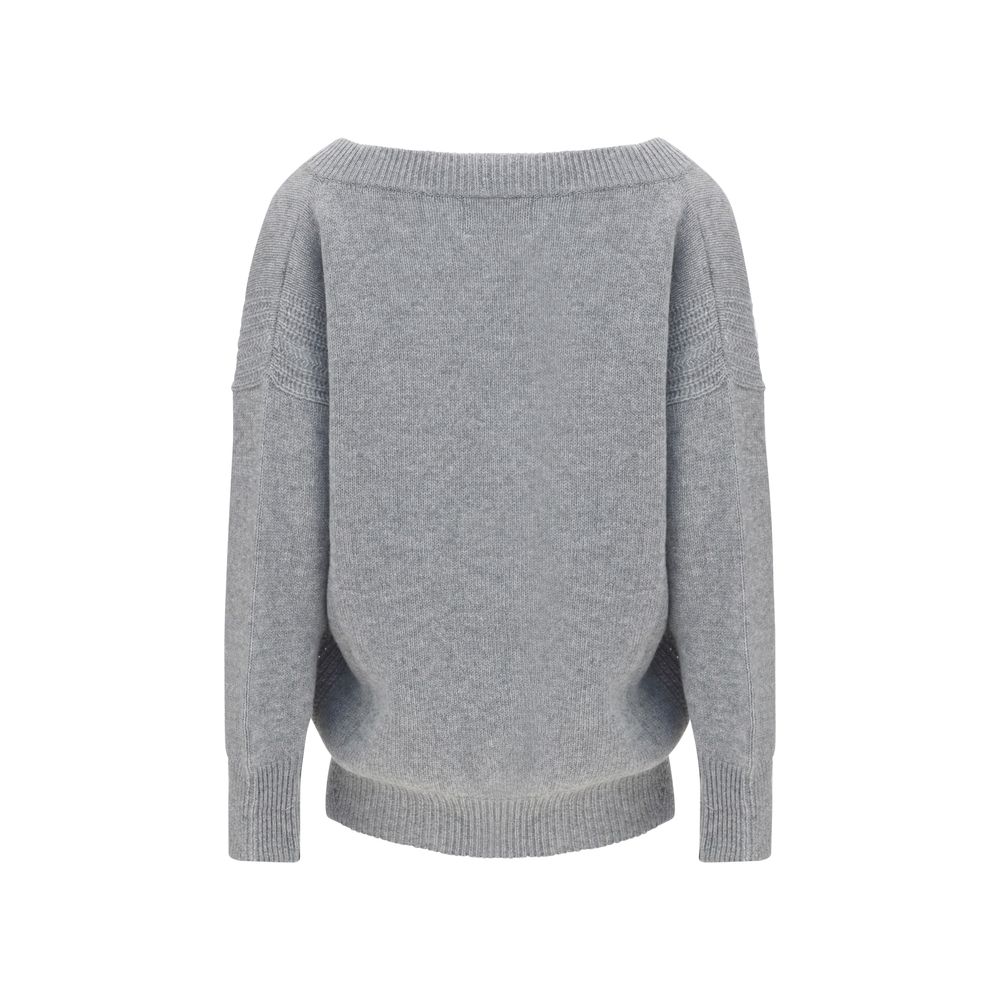 Ermanno Scervino Gray Cashmere Sweatshirt | Regal Royce