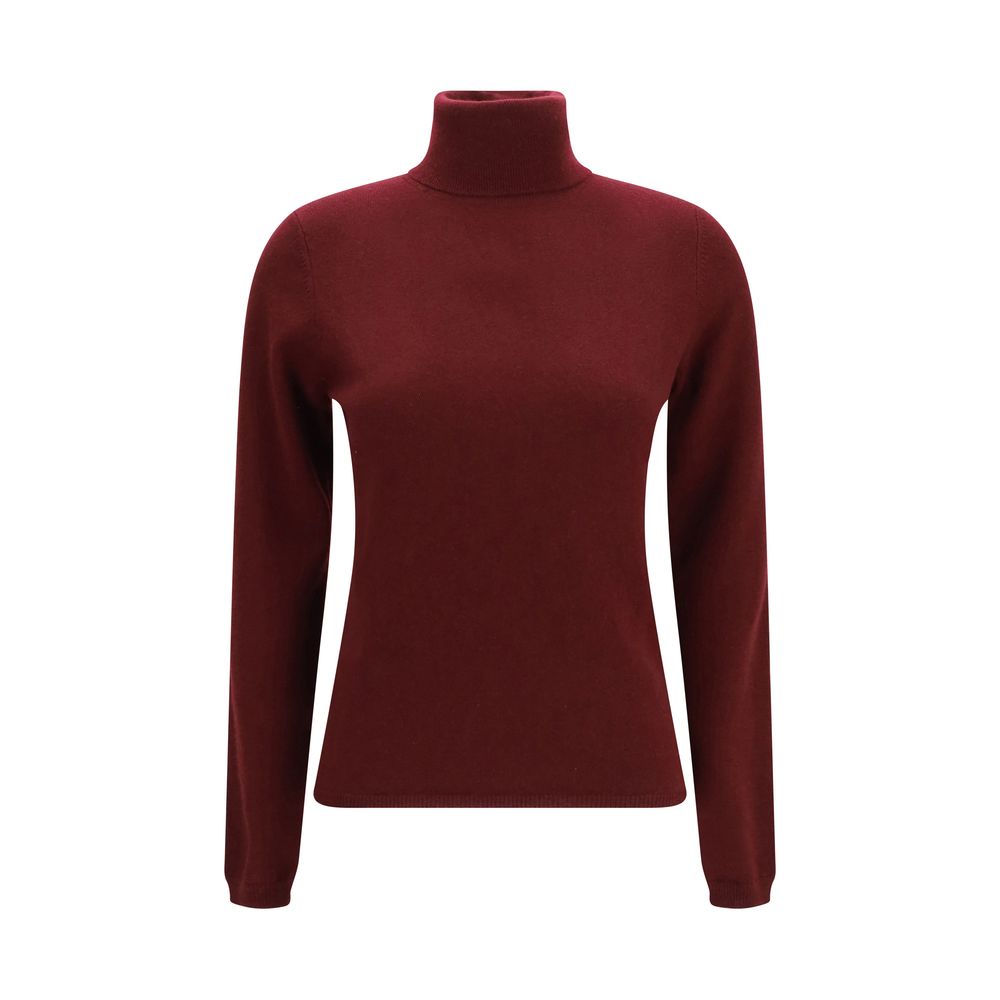 Allude Bordeaux Cashmere Turtleneck | Regal Royce