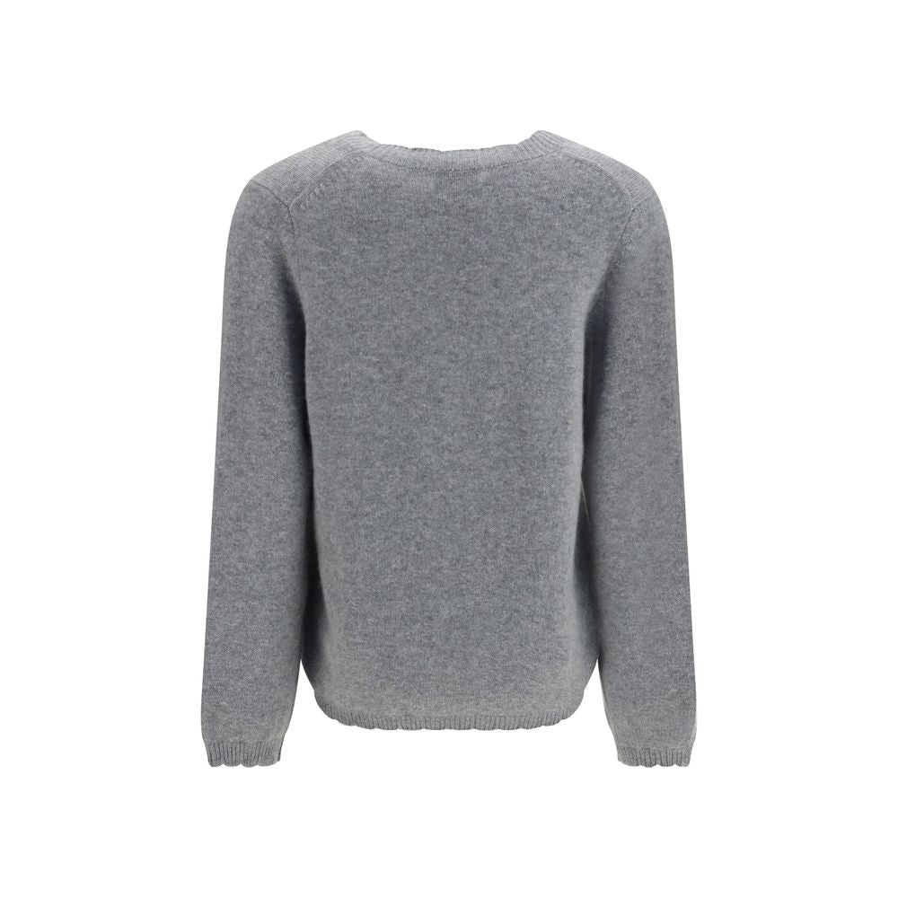 Allude Gray Cashmere Sweater | Regal Royce