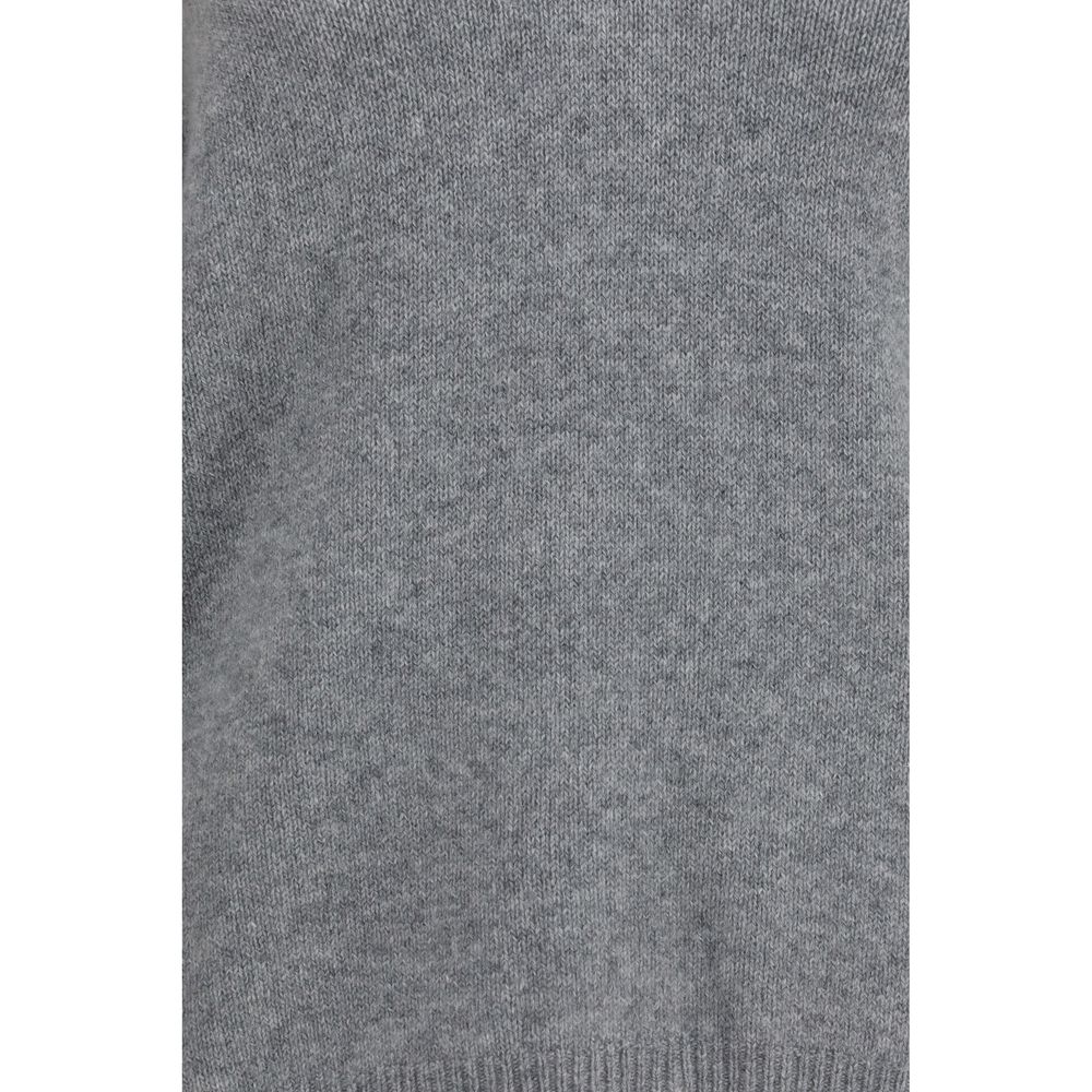 Allude Gray Cashmere Sweater | Regal Royce