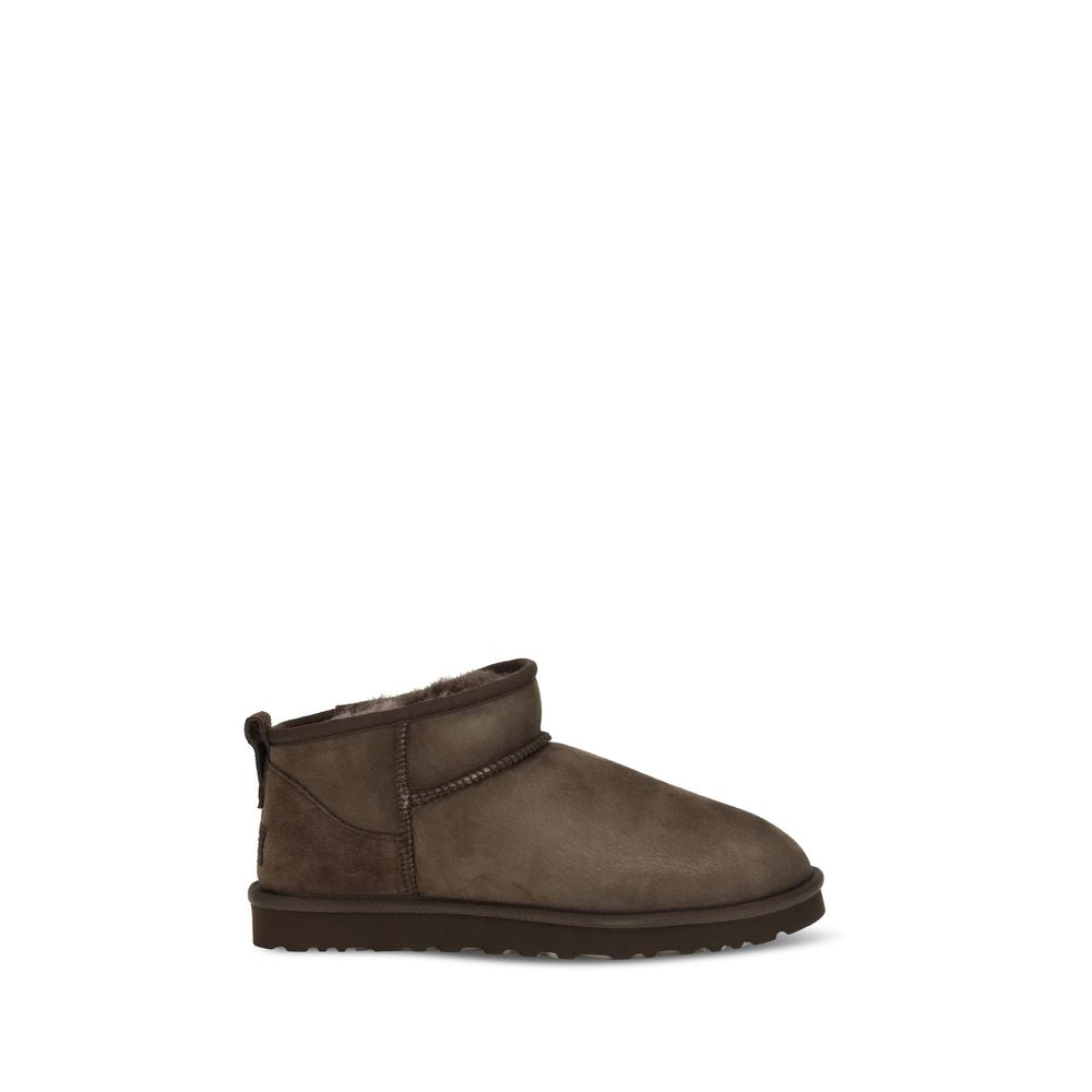 UGG Brown Leather Ankle Boots | Regal Royce