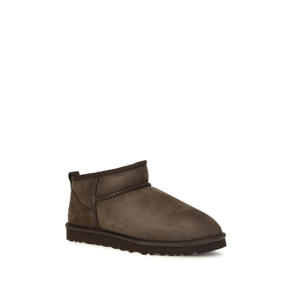 UGG Brown Leather Ankle Boots | Regal Royce
