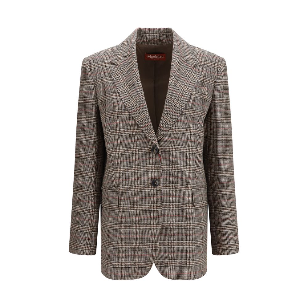 Max Mara Brown Wool Oves Aries Blazer | Regal Royce