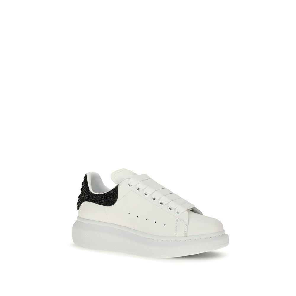 Alexander McQueen White Calf Leather Bos Taurus Chunky Sneakers | Regal Royce