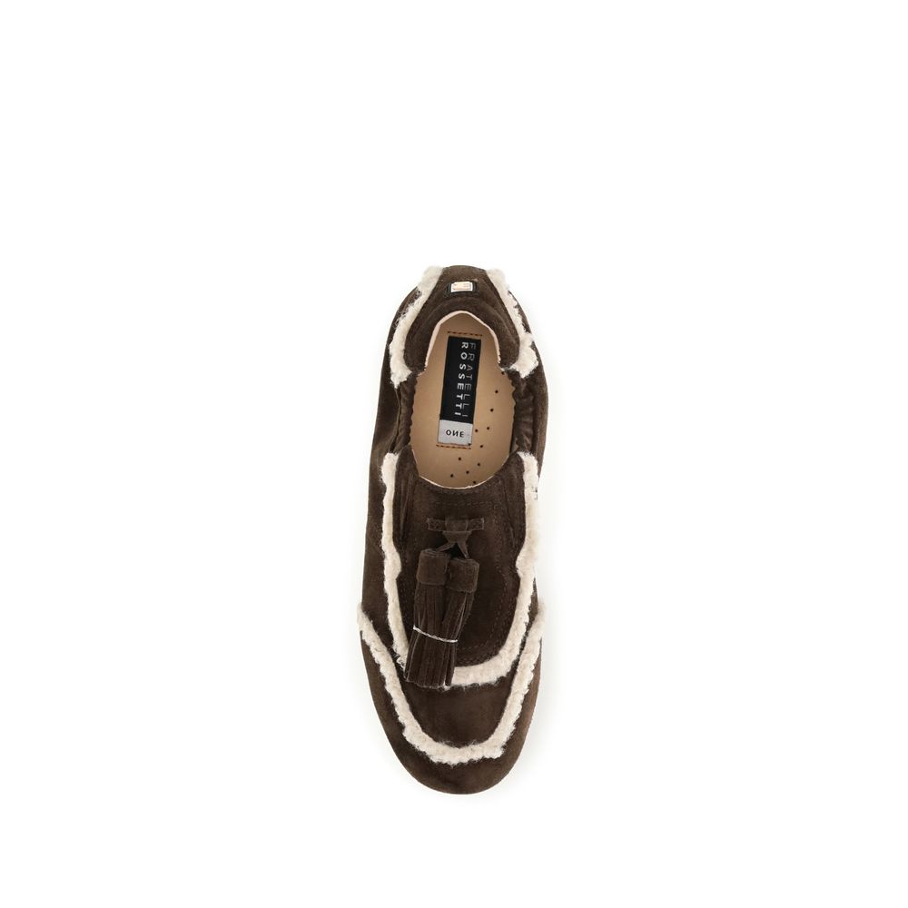 Fratelli Rossetti Brown Suede Leather Slip-On Loafers | Regal Royce