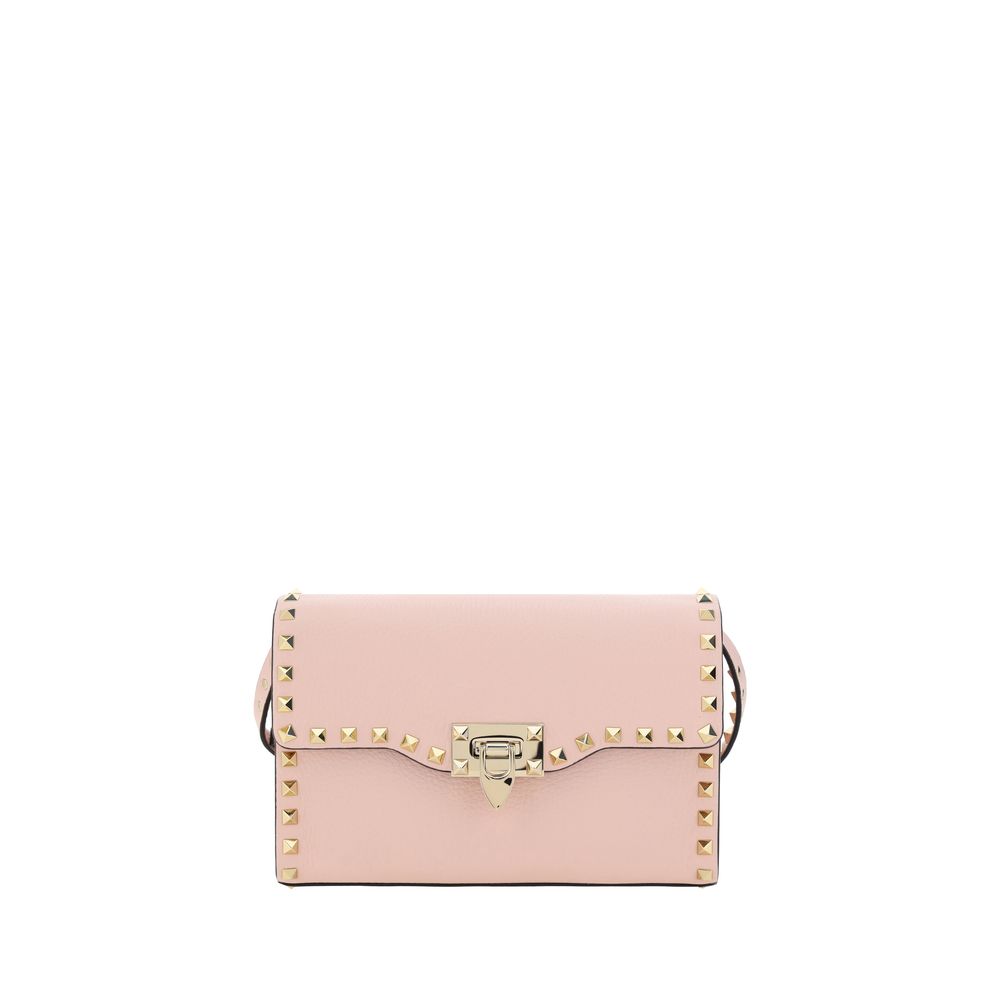 Valentino Garavani Pink Calf Leather Bos Taurus Shoulder Bag | Regal Royce