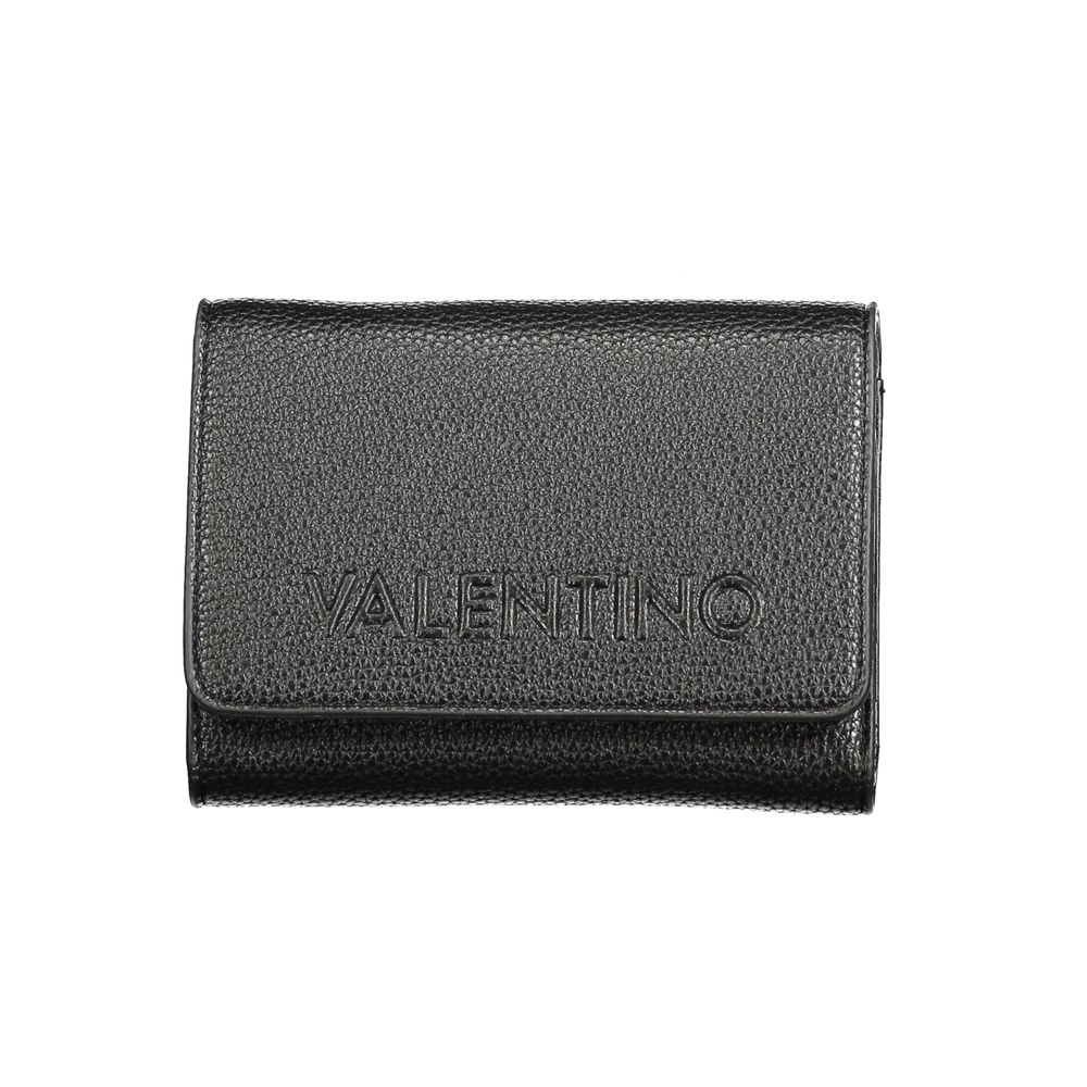 Mario Valentino Black Polyurethane Women's Wallet | Regal Royce