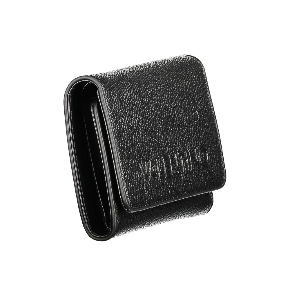 Mario Valentino Black Polyurethane Women's Wallet | Regal Royce