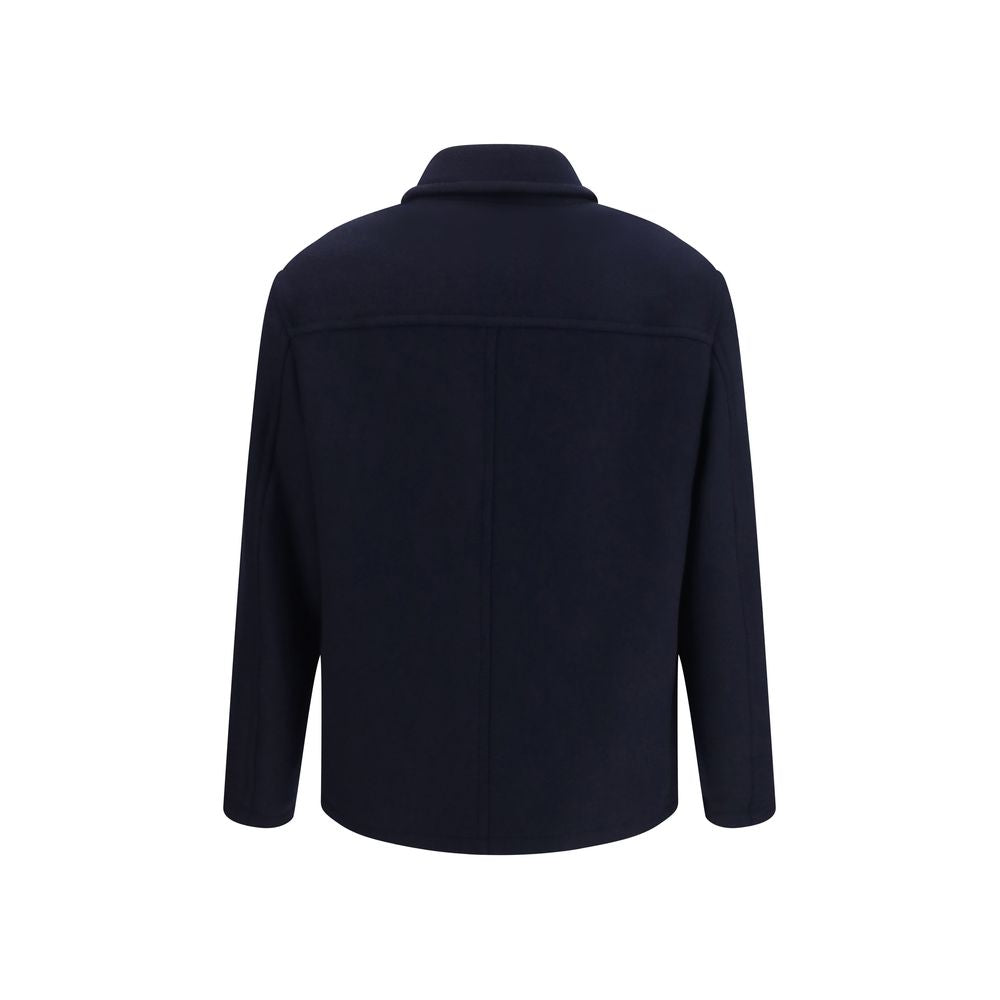 Brooksfield Blue Wool Oves Aries Full-Length Jacket | Regal Royce