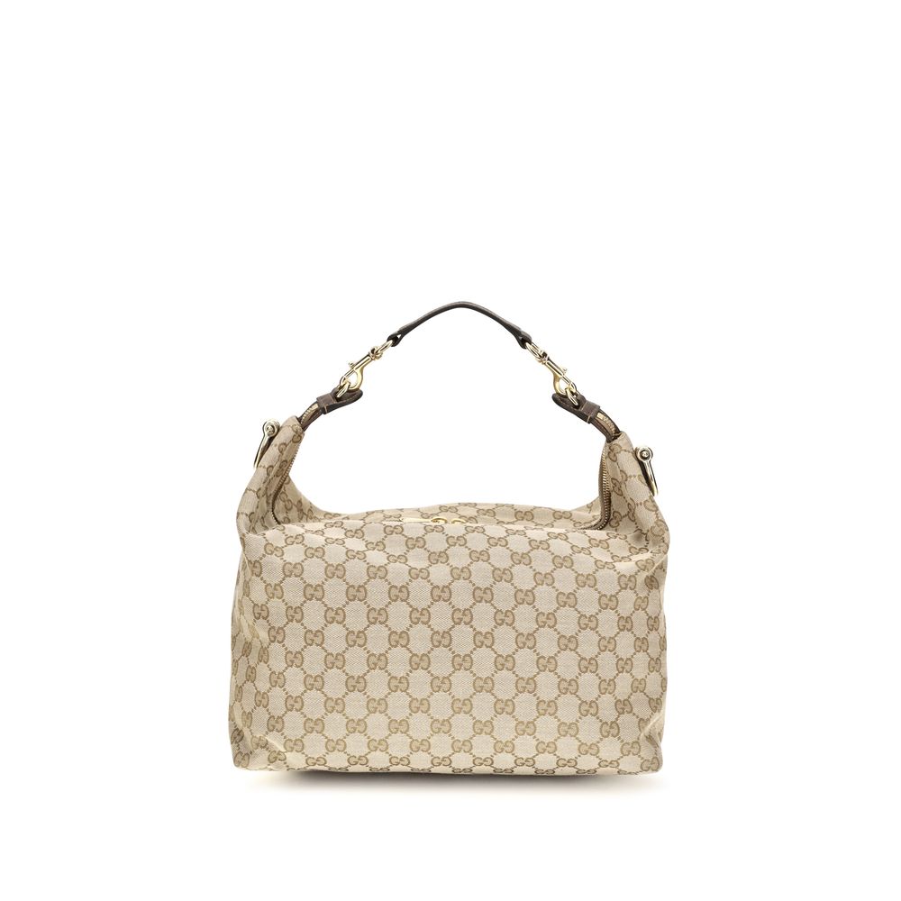 Gucci Beige Fabric Shoulder Bag | Regal Royce