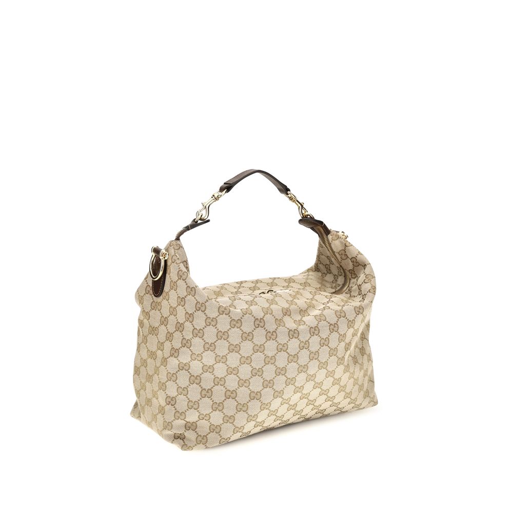 Gucci Beige Fabric Shoulder Bag | Regal Royce