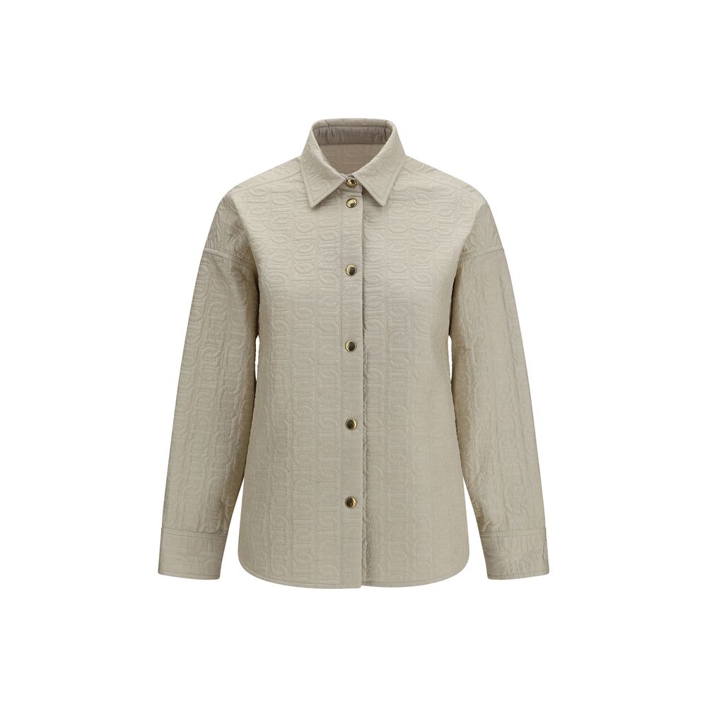 Moncler Beige Polyamide Full-Length Jacket | Regal Royce