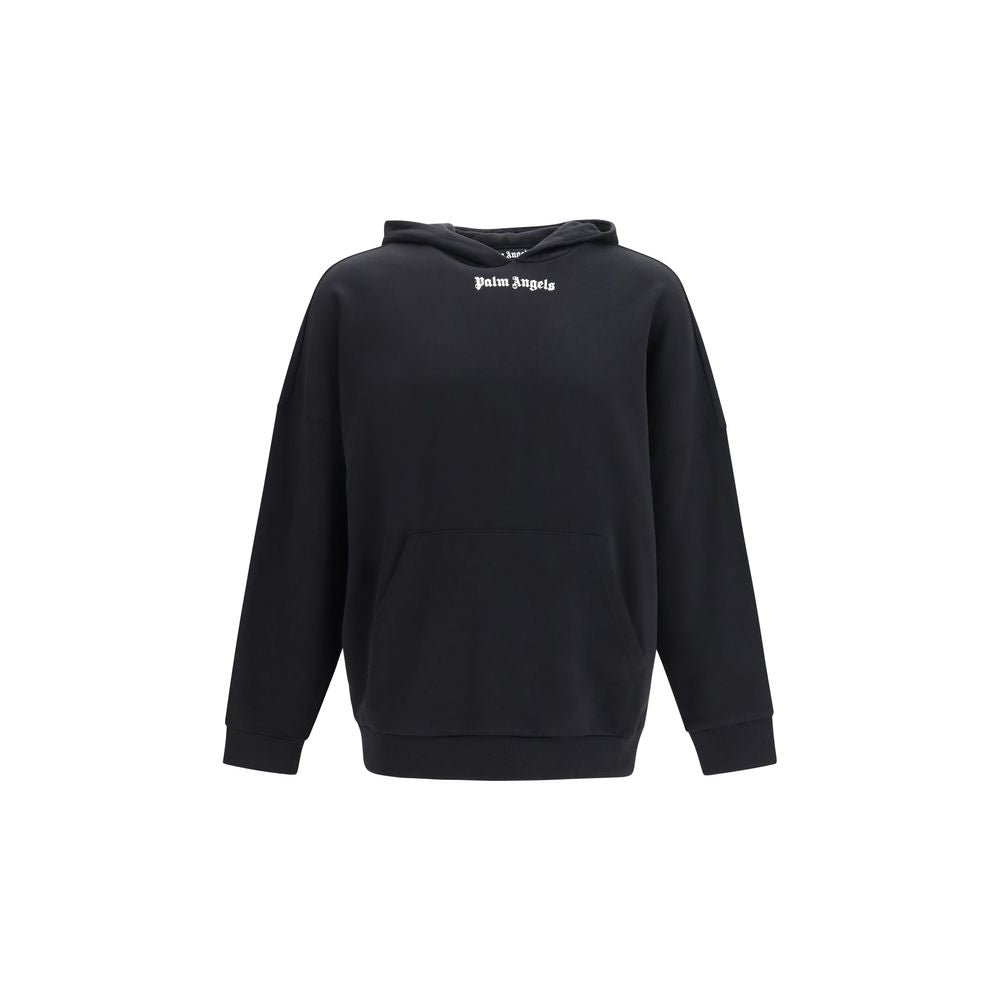 Palm Angels Black Cotton Sweatshirt | Regal Royce