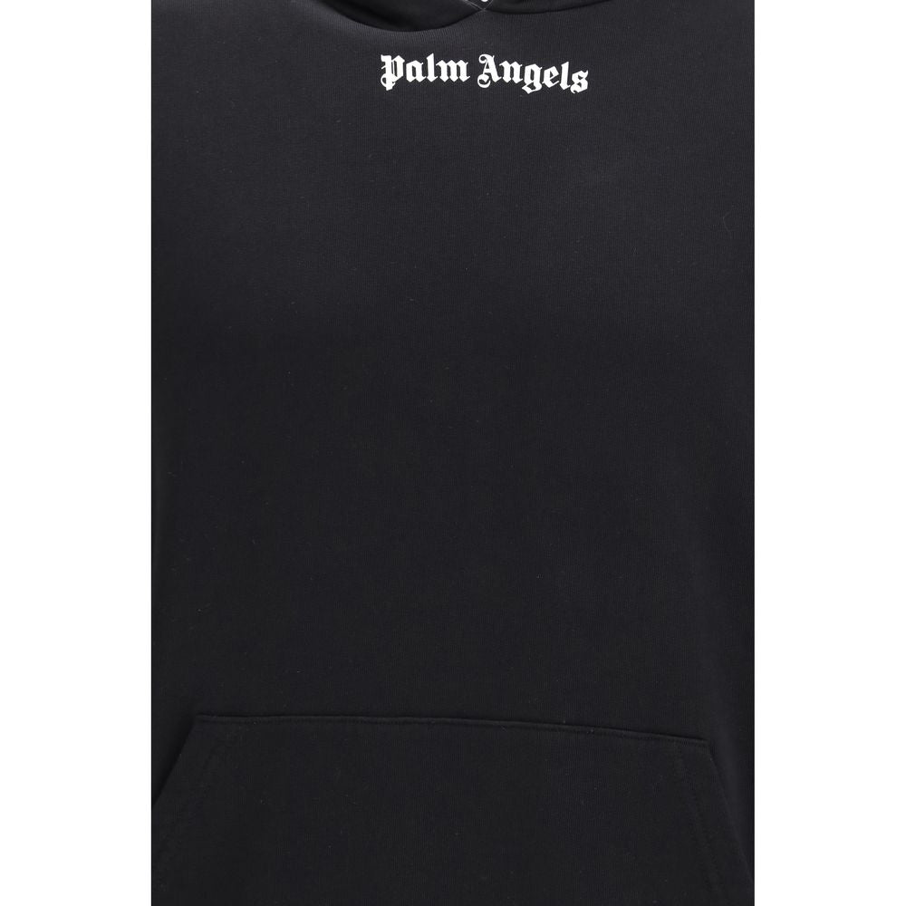 Palm Angels Black Cotton Sweatshirt | Regal Royce