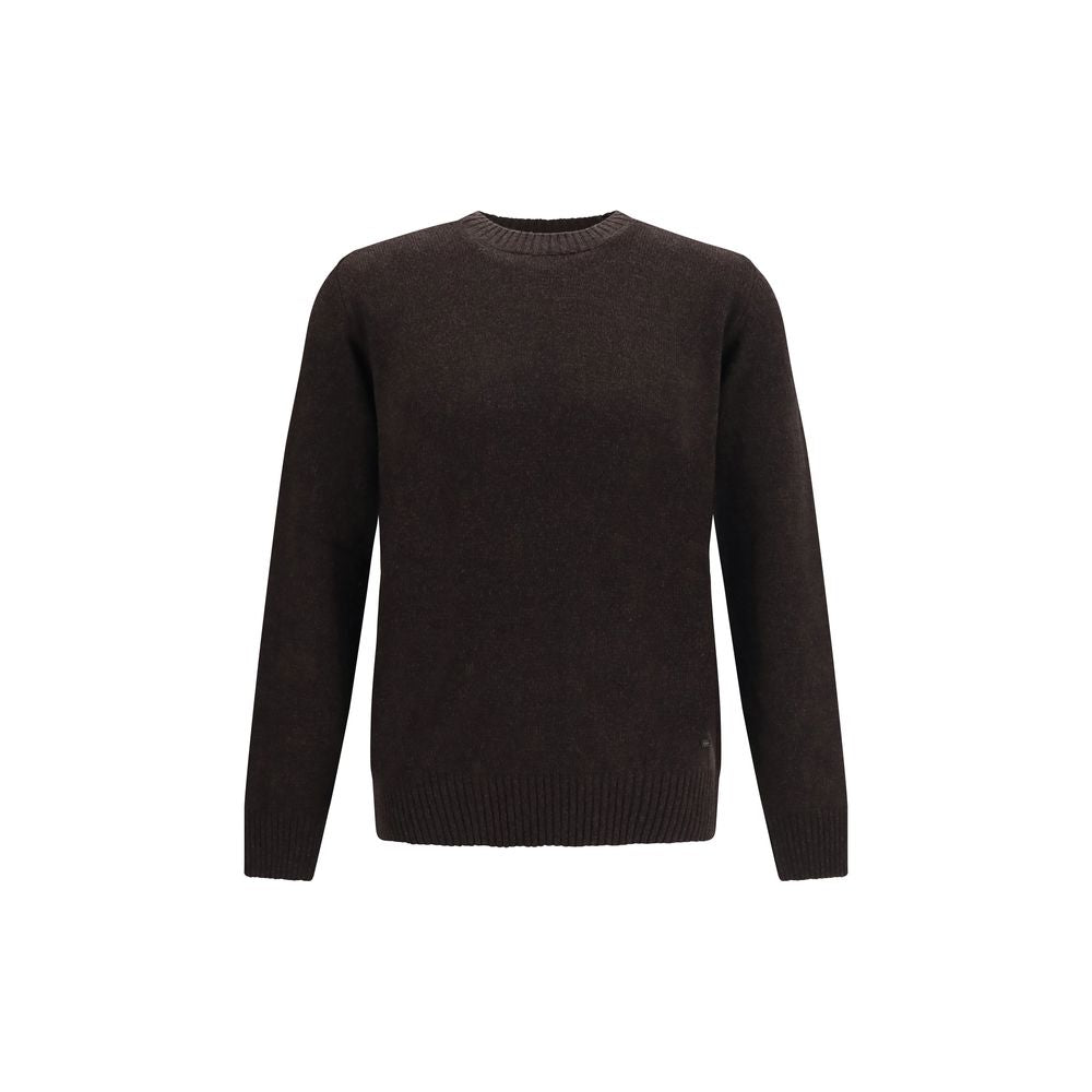 Brooksfield Brown Wool Oves Aries Sweatshirt | Regal Royce