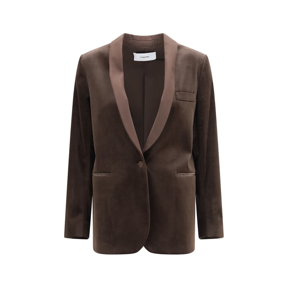 Lardini Brown Cotton Blazer | Regal Royce