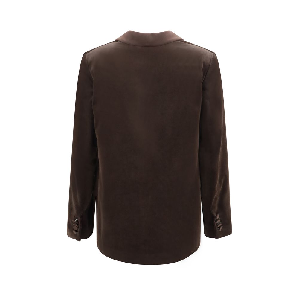 Lardini Brown Cotton Blazer | Regal Royce