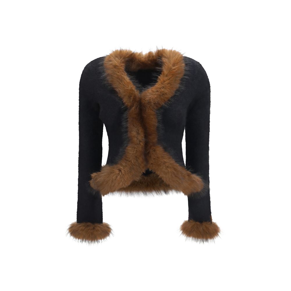 Self-Portrait Blue Cotton Cardigan | Regal Royce